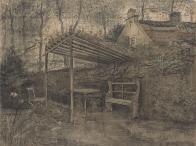 Ecke eines Gartens von Vincent van Gogh