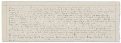 Autographisches Manuskript, Transkriptionen biblischer Texte auf Englisch von Vincent van Gogh