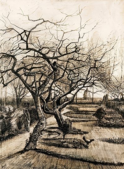 Der Garten des Pfarrhauses in Nuenen von Vincent van Gogh