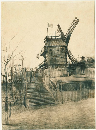 Moulin de la Galette von Vincent van Gogh
