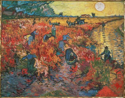 Der rote Weinberg in Arles von Vincent van Gogh