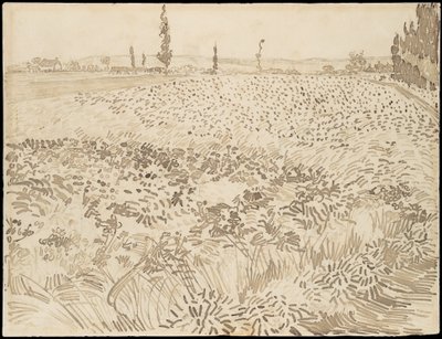 Weizenfeld von Vincent van Gogh