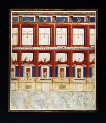 Antike römische Fresken, ca. 1775 von Vincenzo Brenna