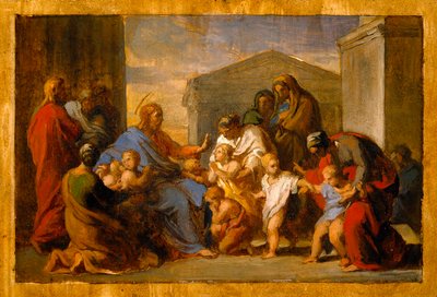 Christus segnet die Kinder von Vincenzo Camuccini