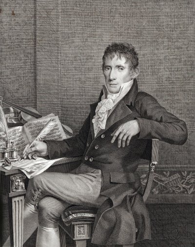 Porträt des Geigers und Komponisten Alessandro Rolla, 1757-1841, ca. 1810 von Vincenzo Raggio