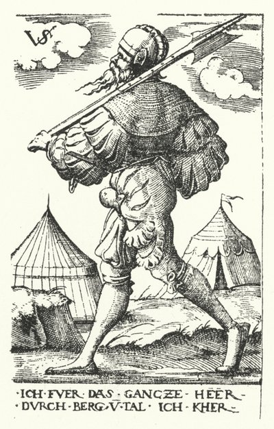 Landsknecht von Virgilius the elder Solis