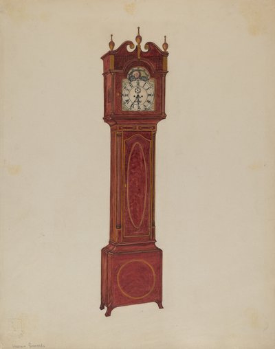 Hohe Uhr von Virginia Richards