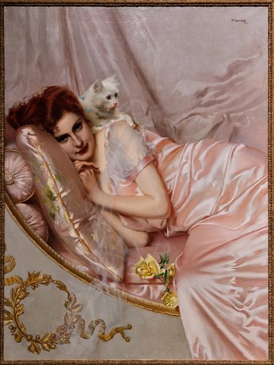 Auf dem Sofa von Vittorio Matteo Corcos