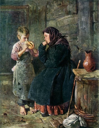 Das Treffen von Mutter und Sohn, 1883, 1965 von Vladimir Egorovic Makovsky