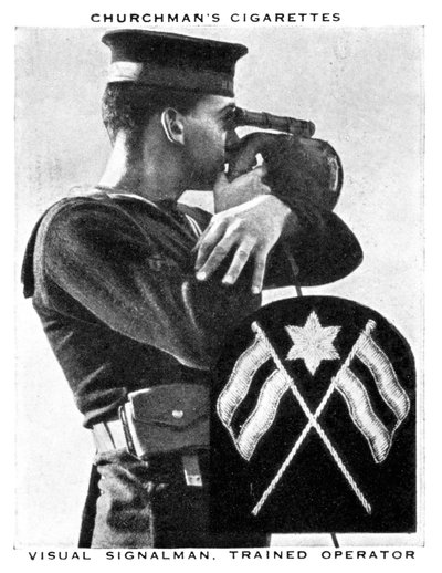 Signalgeber, ausgebildeter Operator, 1937 von WA and AC Churchman