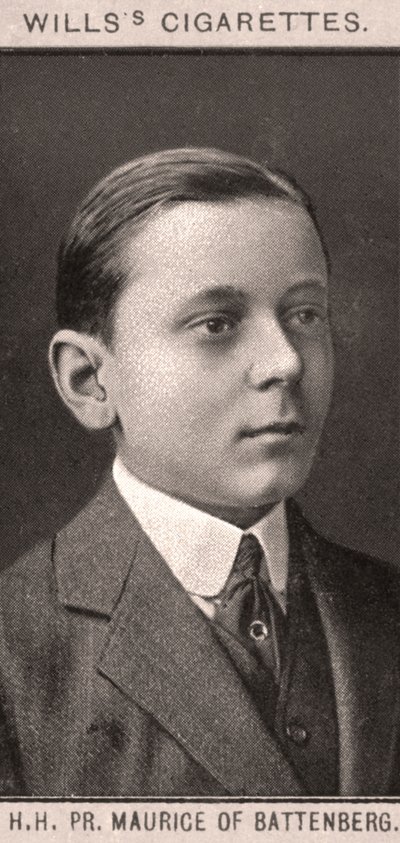Prinz Maurice von Battenberg, 1908 von WD and HO Wills
