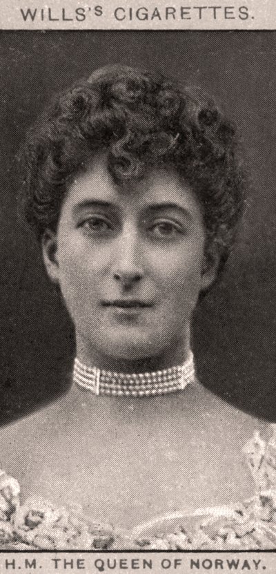 Ihre Majestät die Königin von Norwegen. 1908 von WD and HO Wills