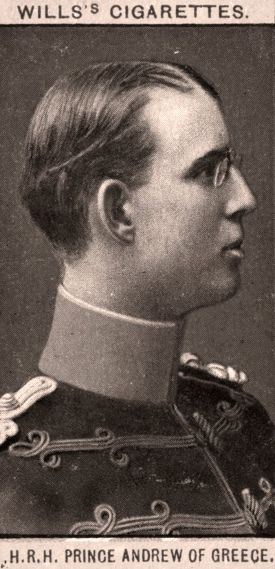 S.K.H. Prinz Andreas von Griechenland, 1908 von WD and HO Wills