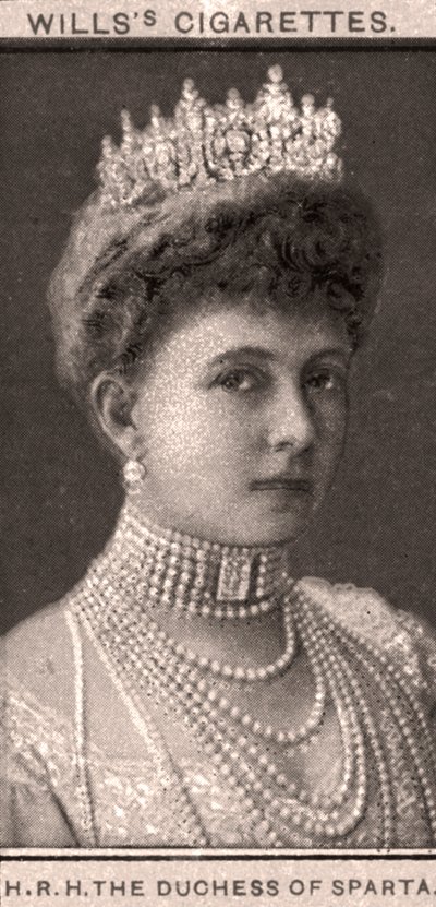 Ihre Königliche Hoheit die Herzogin von Sparta, 1908 von WD and HO Wills