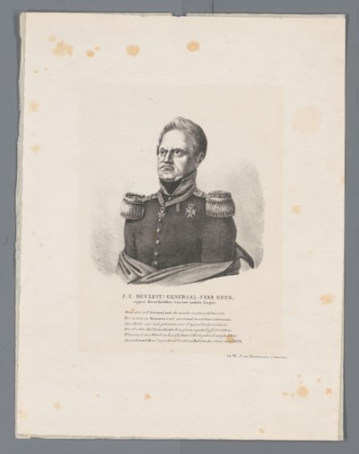 General J. van Geen, Oberbefehlshaber der mobilen Armee von W.J. van Oosterzee