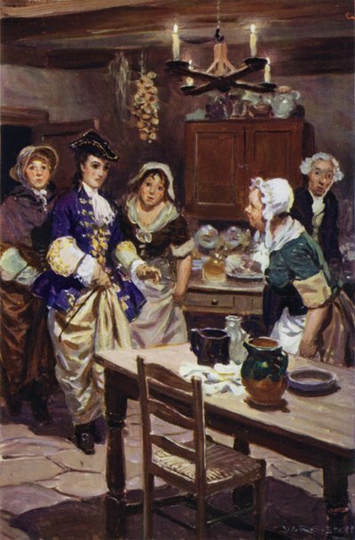 Ankunft von Sophia und Honour im Gasthaus von W.R.S. (after) Stott