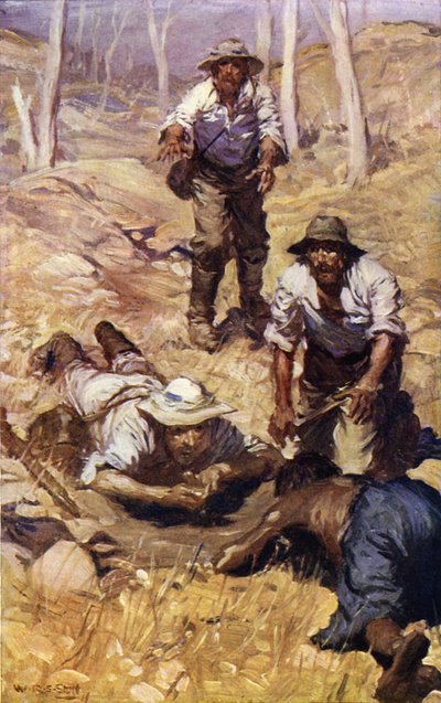 Kapitän Grey und seine Gruppe finden Wasser von W.R.S. (after) Stott