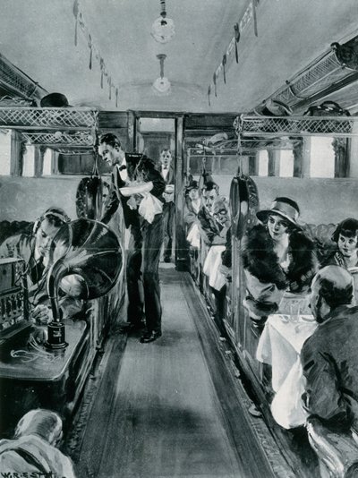 Radio im Zug von W.R.S. Stott