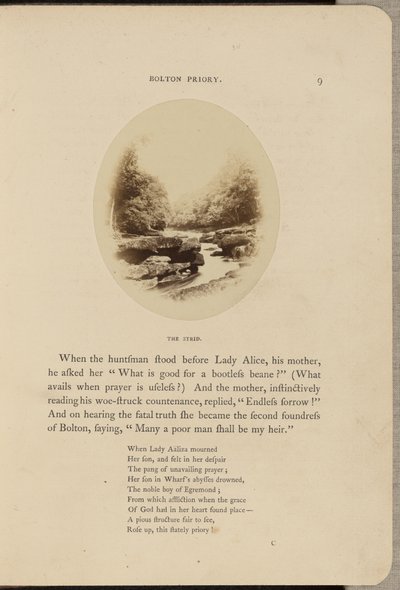Bolton Priory; Der Strid von W.R. Sedgfield