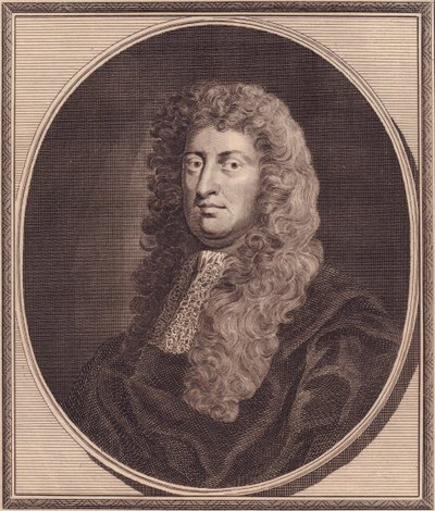 Porträt des englischen Politikers William Russell, Lord Russell (1639-1683), Kupferstich von John Goldar (1729-1795) nach einem Gemälde von G. Kneller von John Ward Dunsmore