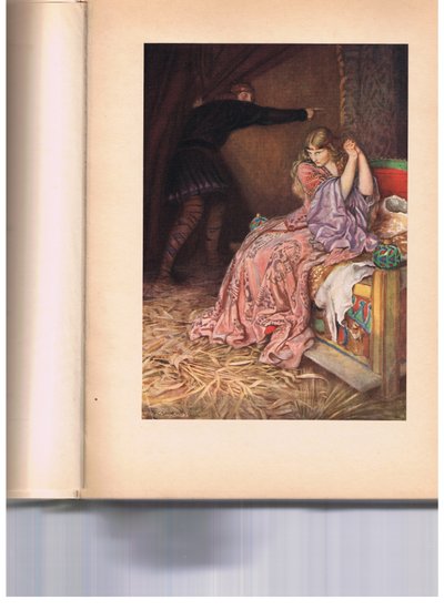 Hamlet sagt Ophelia, sie solle in ein Kloster gehen, während er vorgibt, verrückt zu sein, aus 
