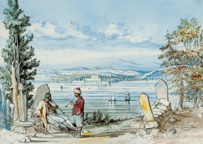 Ansicht in den Dardanellen, 1869 von W. H. Wrench
