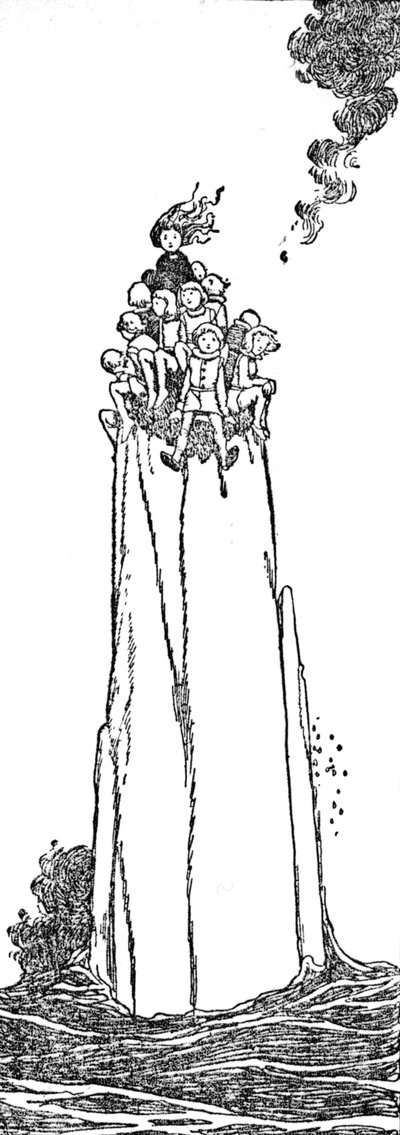 Es war nur gerade genug Platz für sie und sie, ca. 1930 von William Heath Robinson