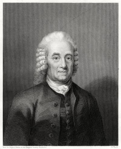Emanuel Swedenborg, schwedischer Philosoph, Mystiker und Kosmologe, 1884 von W. Holl