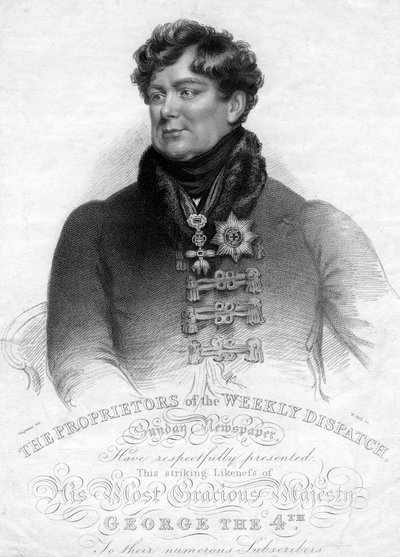 Georg IV., König des Vereinigten Königreichs und Hannover von W. Holl