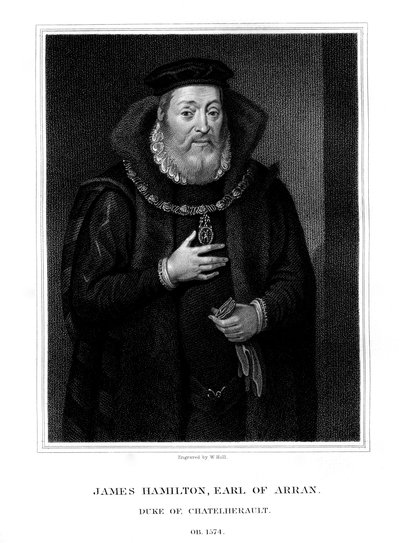 James Hamilton, 2. Earl of Arran, schottischer Adliger, 1826 von W. Holl