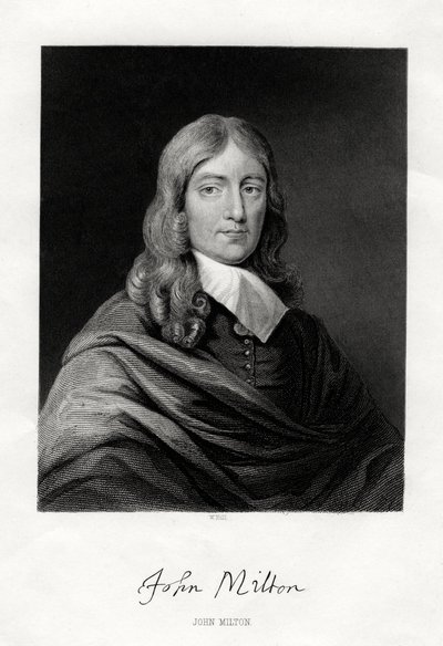 John Milton, englischer Dichter von W. Holl