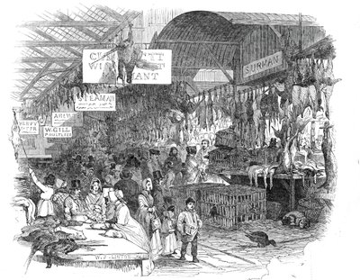Leadenhall Market, am Heiligabend von W. J. Linton