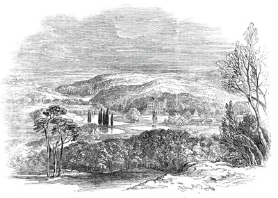 Reinhardtsbrunn, Gotha - nach der Zeichnung Seiner Königlichen Hoheit Prinz Albert (1845) von W. J. Linton