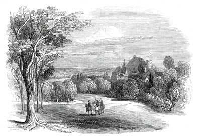 Schloss Rosenau bei Coburg - nach der Zeichnung Seiner Königlichen Hoheit Prinz Albert (1845) von W. J. Linton