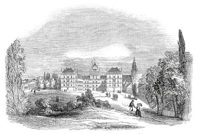 Der Palast von Ehrenburg, in Coburg - nach der Zeichnung Seiner Königlichen Hoheit Prinz Albert von W. J. Linton