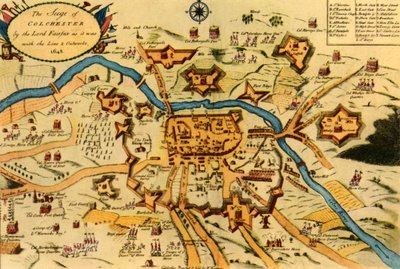 Die Belagerung von Colchester durch die Parlamentskräfte von W Keymer