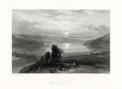 Das Tote Meer, 19. Jahrhundert von W. Miller