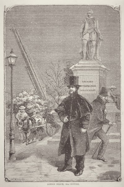 Londoner Polizist der 1850er Jahre von W. R. (after) Woods