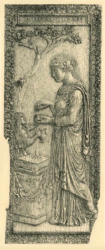 Das Symmachi-Panel, spätes 4. oder frühes 5. Jahrhundert, 1881 von W. Wise