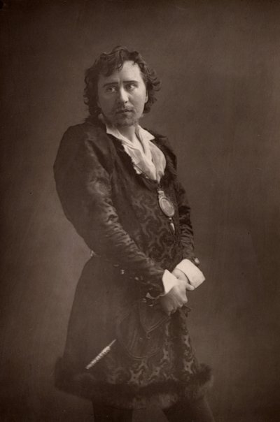 Herbert Beerbohm Tree (1853-1917) englischer Schauspieler-Manager. Gründer der Royal Academy of Dramatic Art (RADA) von W. and D. (after) Downey