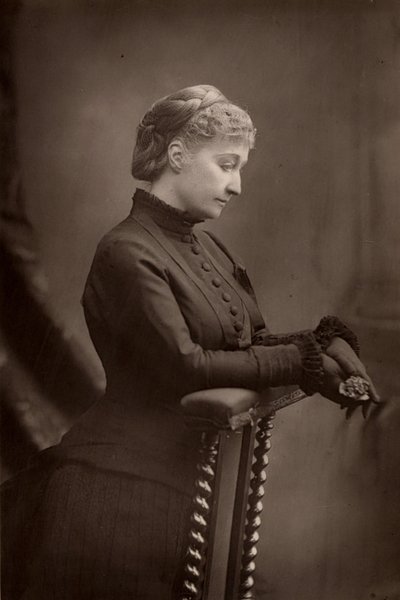 Die Kaiserin Eugenie (1826-1920) Witwe von Napoleon III. von Frankreich von W. and D. (after) Downey