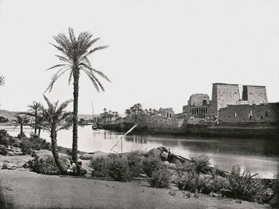 Tempel der Isis, Philae, Ägypten, 1895 von W and S Ltd