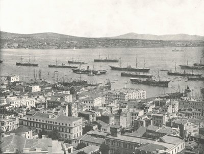 Der Bosporus in Richtung Scutari, Konstantinopel, Osmanisches Reich, 1895 von W and S Ltd