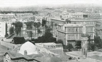 Ansicht der Stadt Alexandria, Ägypten, 1895 von W and S Ltd
