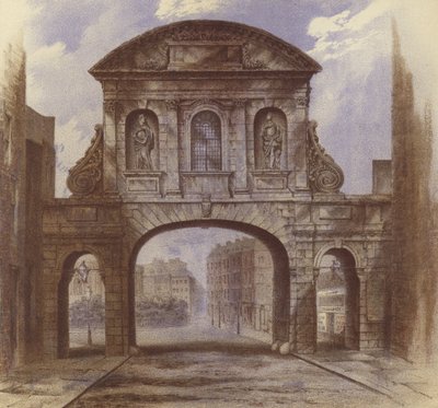 Temple Bar, Fleet Street von Waldo Sargeant