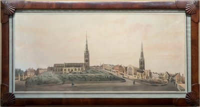 Ein Panoramablick auf die Stadt Coventry von Walker