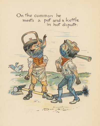 Illustration für Legends for Lionel von Walter Crane (Farblithografie) von Walter (after) Crane