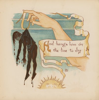 Illustration für Pothooks and Perseverance von Walter Crane von Walter (after) Crane