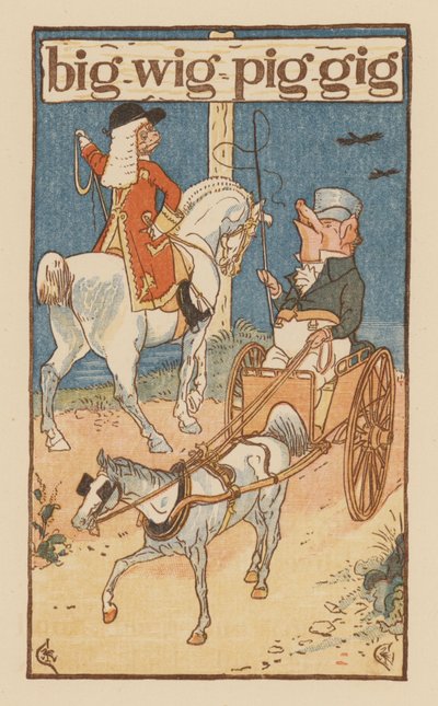 Seite aus The Golden Primer von Walter (after) Crane