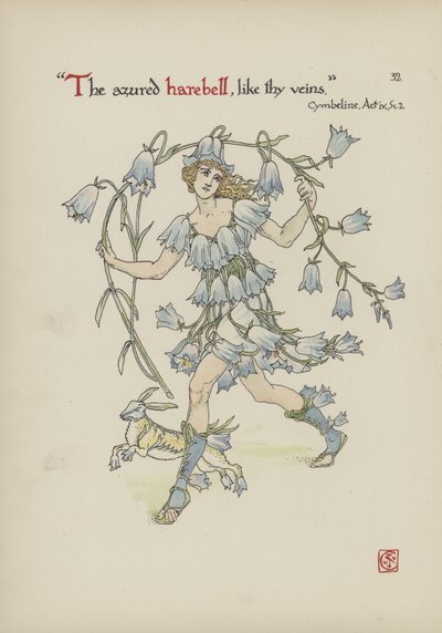 Blumen aus Shakespeares Garten von Walter Crane